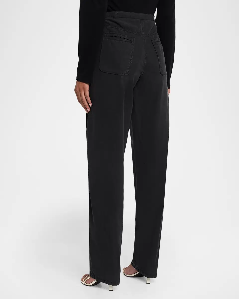 The Row Bayou Cotton Toile Barrel-Leg Pants | Thumbnail 3