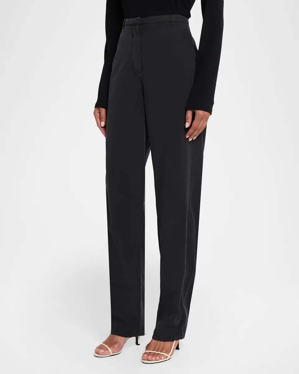 The Row Bayou Cotton Toile Barrel-Leg Pants | Thumbnail 4