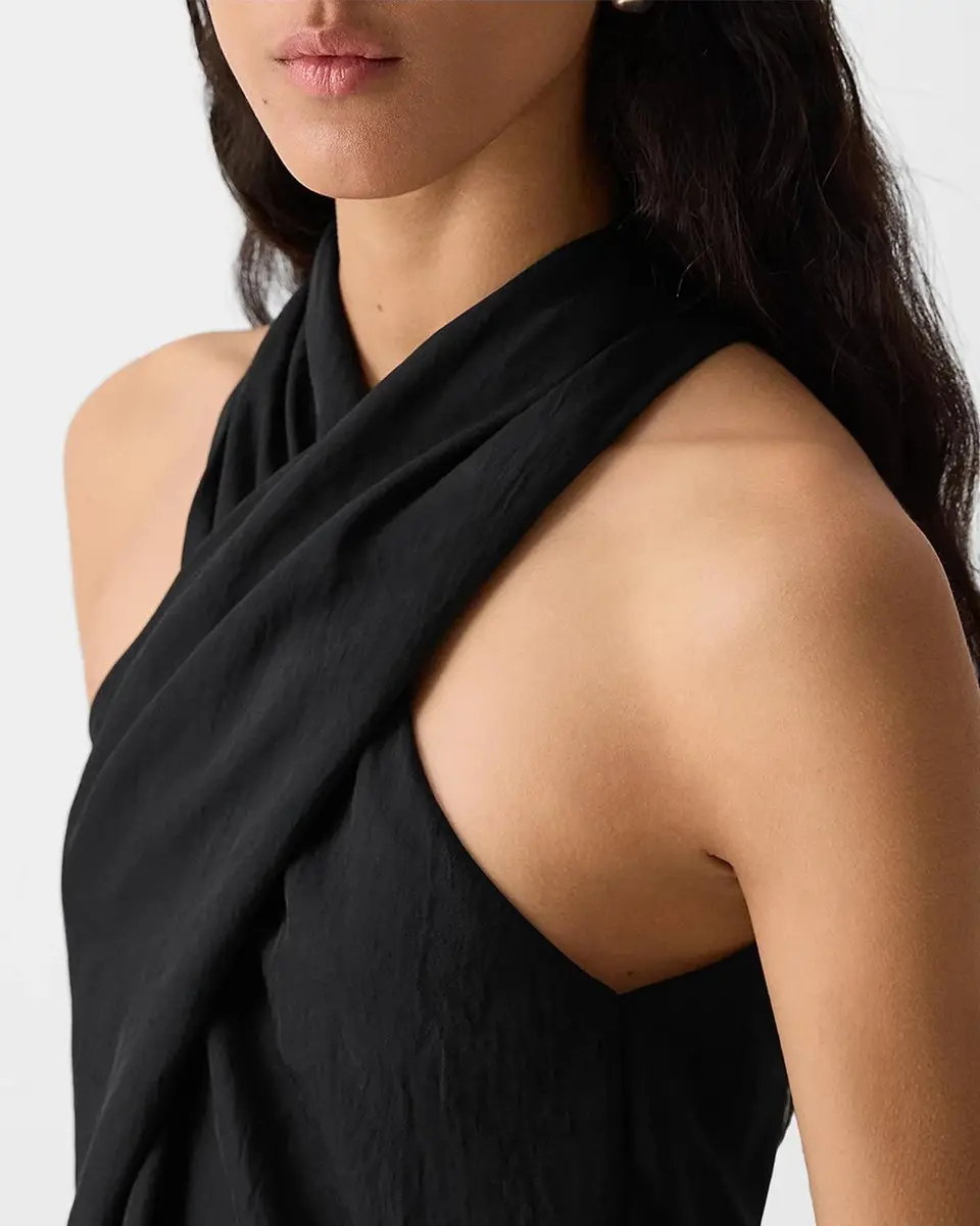 Theory Halter Solid Sleeveless Top | Thumbnail 5 Theory Halter Solid Sleeveless Top | Thumbnail 5