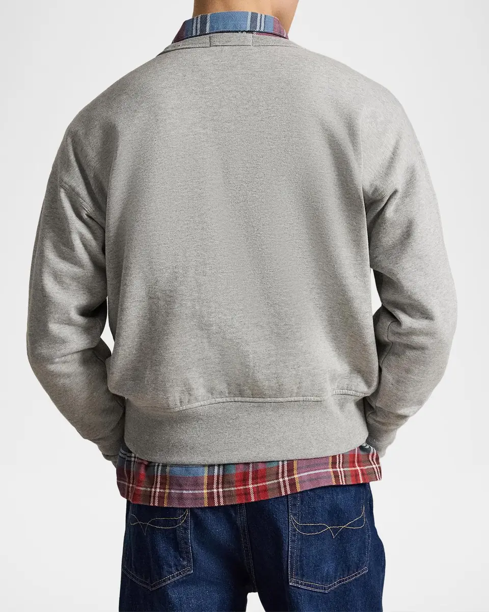 Polo Ralph Lauren Men's Vintage Fit Polo Bear Fleece Sweatshirt | Thumbnail 3 Polo Ralph Lauren Men's Vintage Fit Polo Bear Fleece Sweatshirt | Thumbnail 3