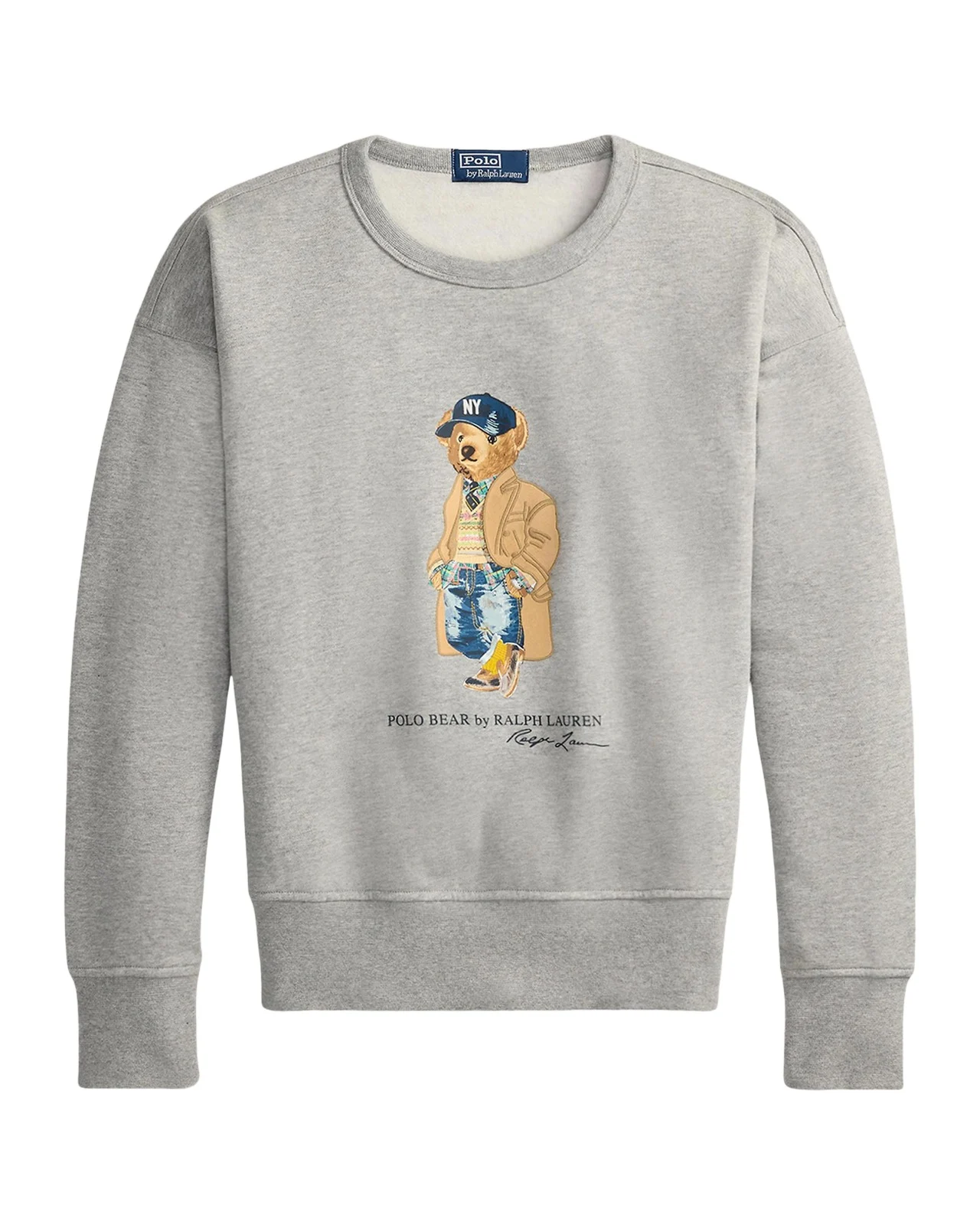 Men's Vintage Fit Polo Bear Fleece Sweatshirt Men's Vintage Fit Polo Bear Fleece Sweatshirt