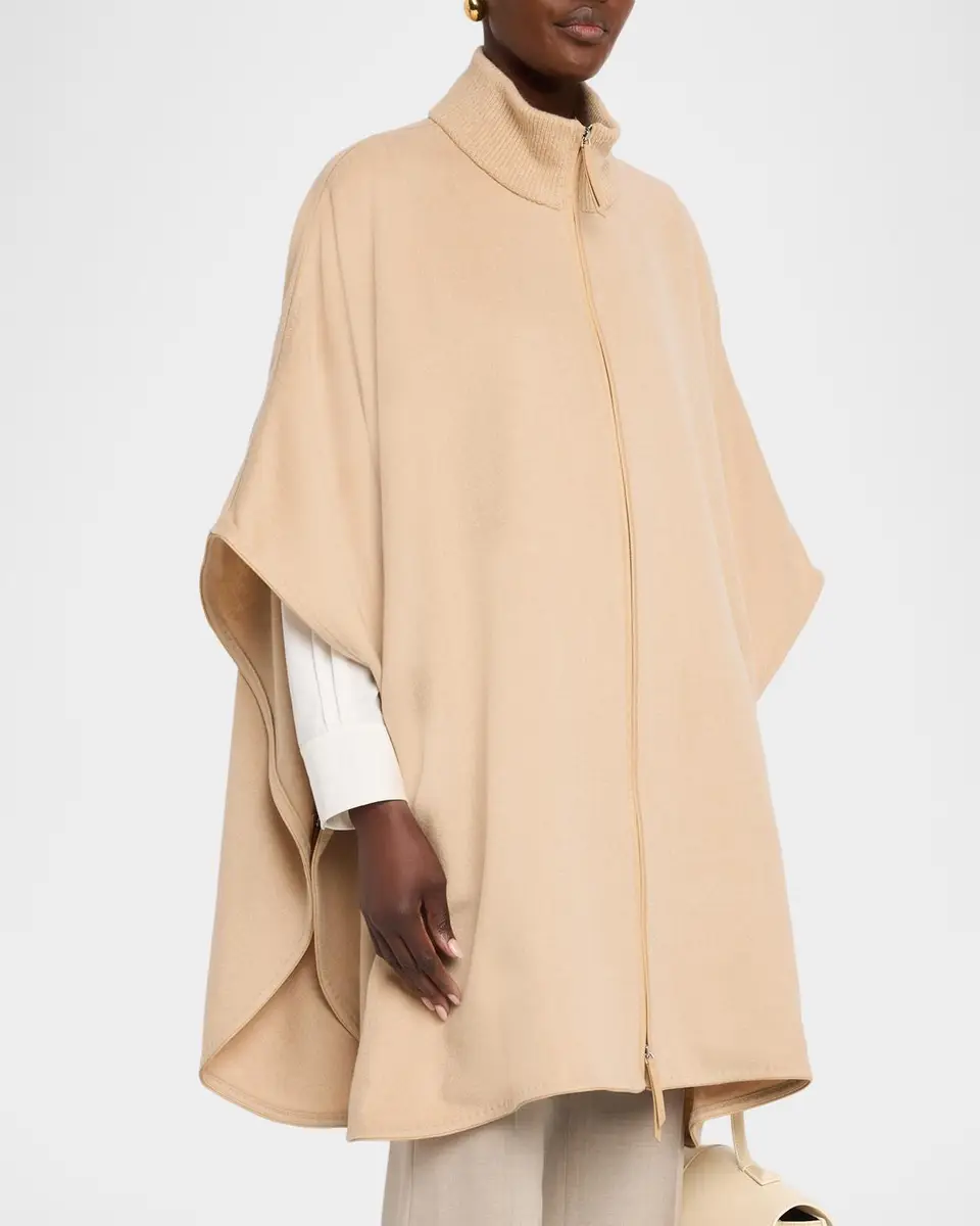 Lafayette 148 New York Oversized Camel Hair Cape | Thumbnail 4 Lafayette 148 New York Oversized Camel Hair Cape | Thumbnail 4