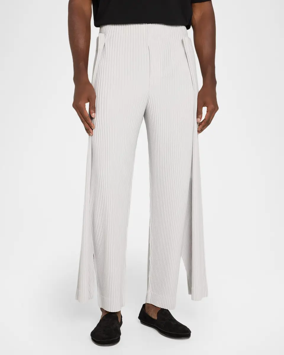Homme Plissé Issey Miyake Men's Motion Blur Pleated Pants | Thumbnail 4 Homme Plissé Issey Miyake Men's Motion Blur Pleated Pants | Thumbnail 4