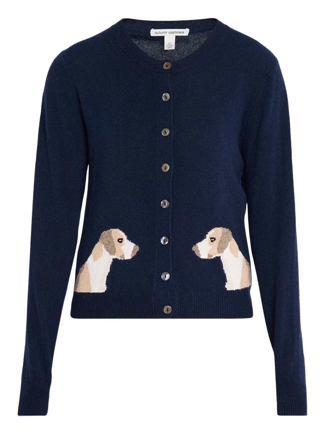 Cashmere Dog Intarsia Cardigan Cashmere Dog Intarsia Cardigan