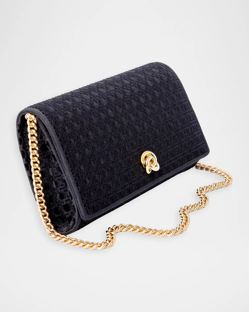 MICHELLE WILHITE Olivia Eyelet Flap Clutch Bag | Thumbnail 2 MICHELLE WILHITE Olivia Eyelet Flap Clutch Bag | Thumbnail 2