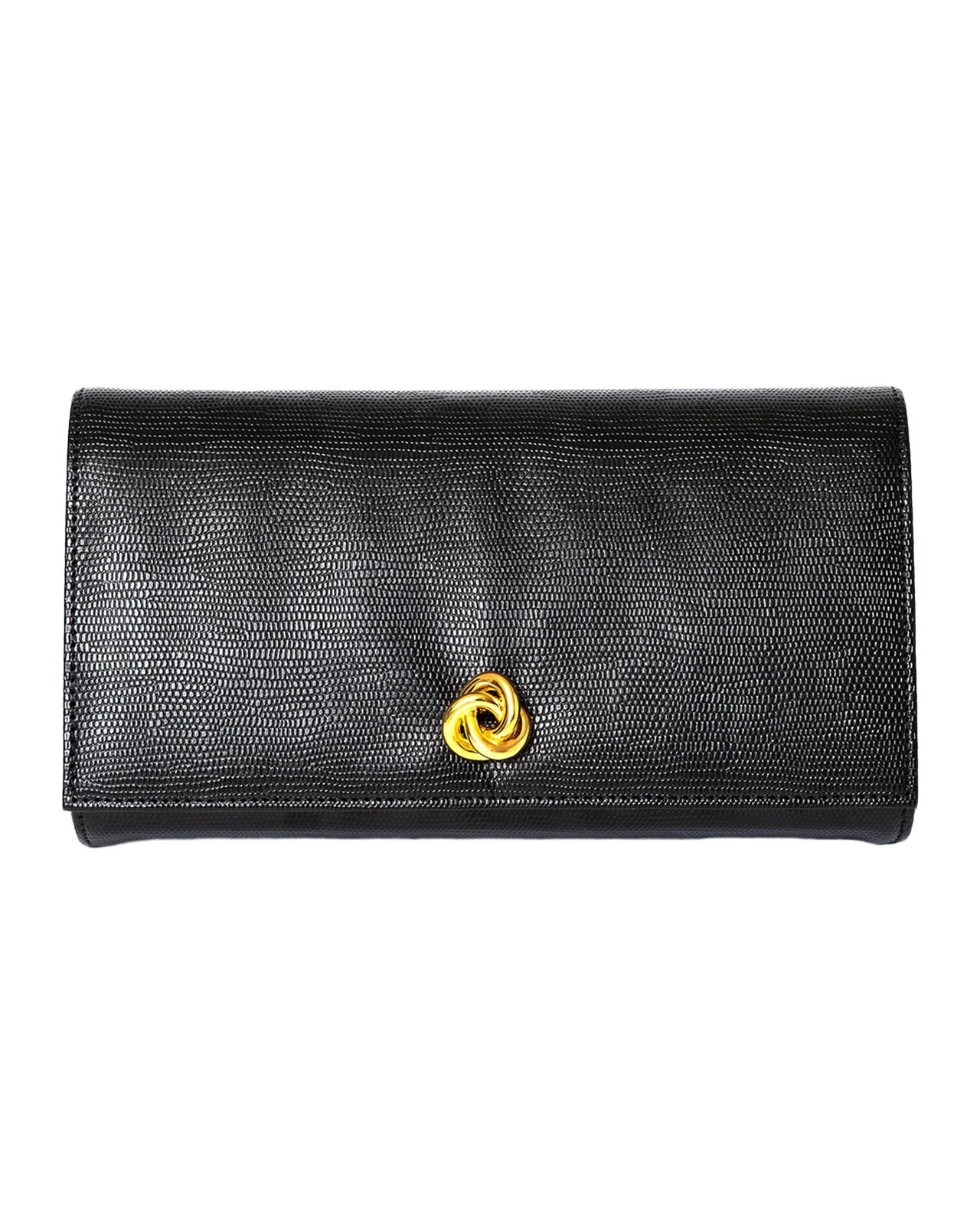Olivia Textured Flap Clutch Bag