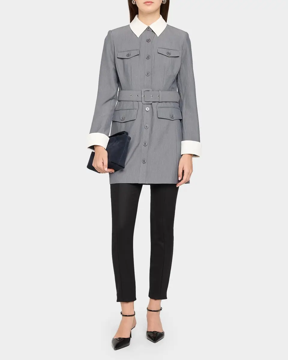 Toccin Valerie Belted Mini Shirtdress | Thumbnail 2 Toccin Valerie Belted Mini Shirtdress | Thumbnail 2
