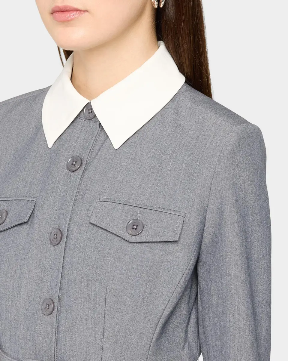 Toccin Valerie Belted Mini Shirtdress | Thumbnail 5 Toccin Valerie Belted Mini Shirtdress | Thumbnail 5