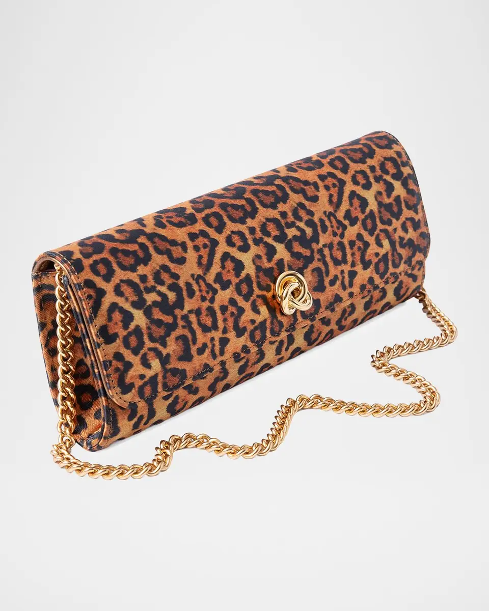 MICHELLE WILHITE Mini Robbie Animal Print Flap Clutch Bag | Thumbnail 2 MICHELLE WILHITE Mini Robbie Animal Print Flap Clutch Bag | Thumbnail 2