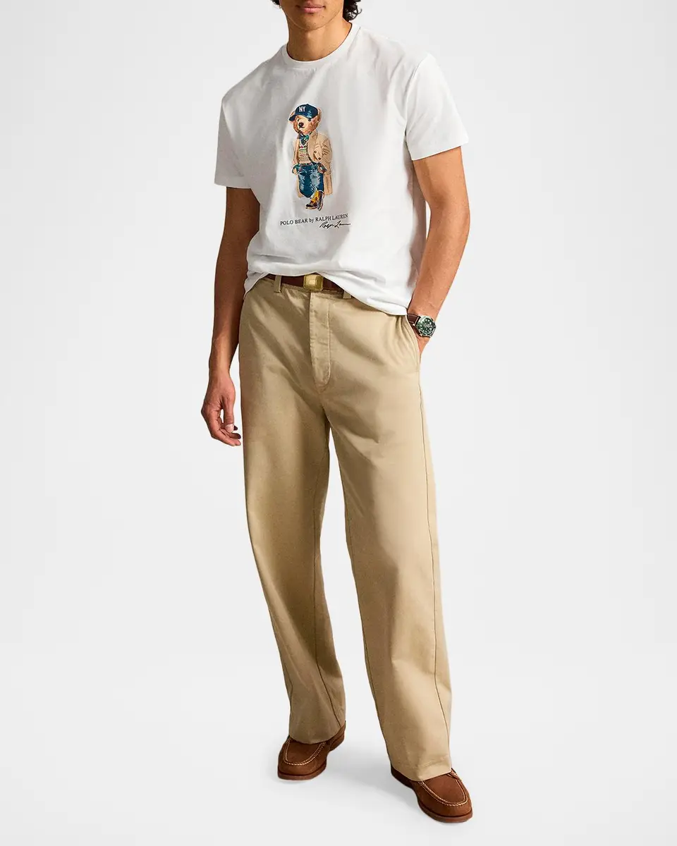Polo Ralph Lauren Men's Classic Fit Polo Bear Jersey T-Shirt | Thumbnail 2