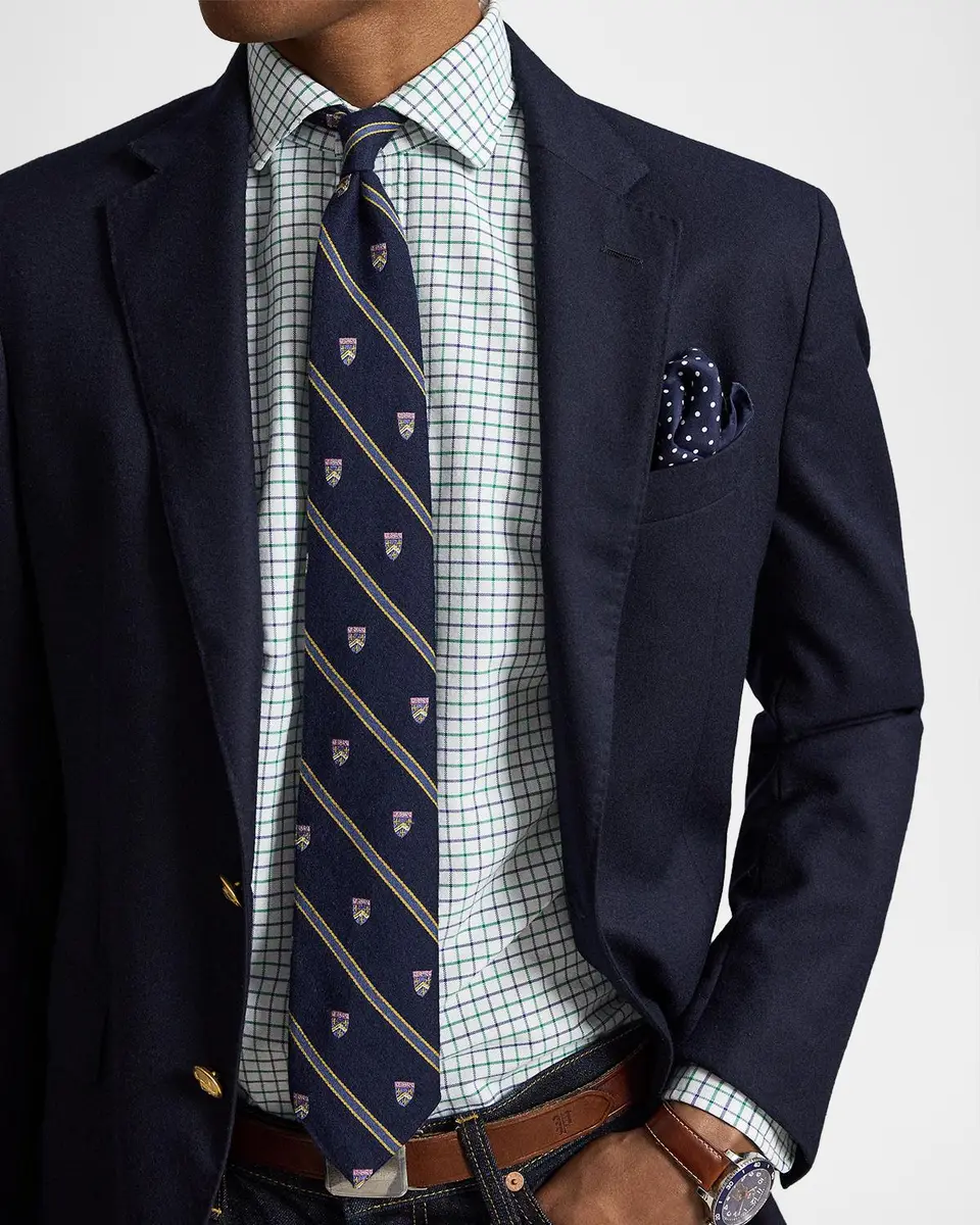 Polo Ralph Lauren Men's Classic Oxford Grid Check Sport Shirt | Thumbnail 5 Polo Ralph Lauren Men's Classic Oxford Grid Check Sport Shirt | Thumbnail 5