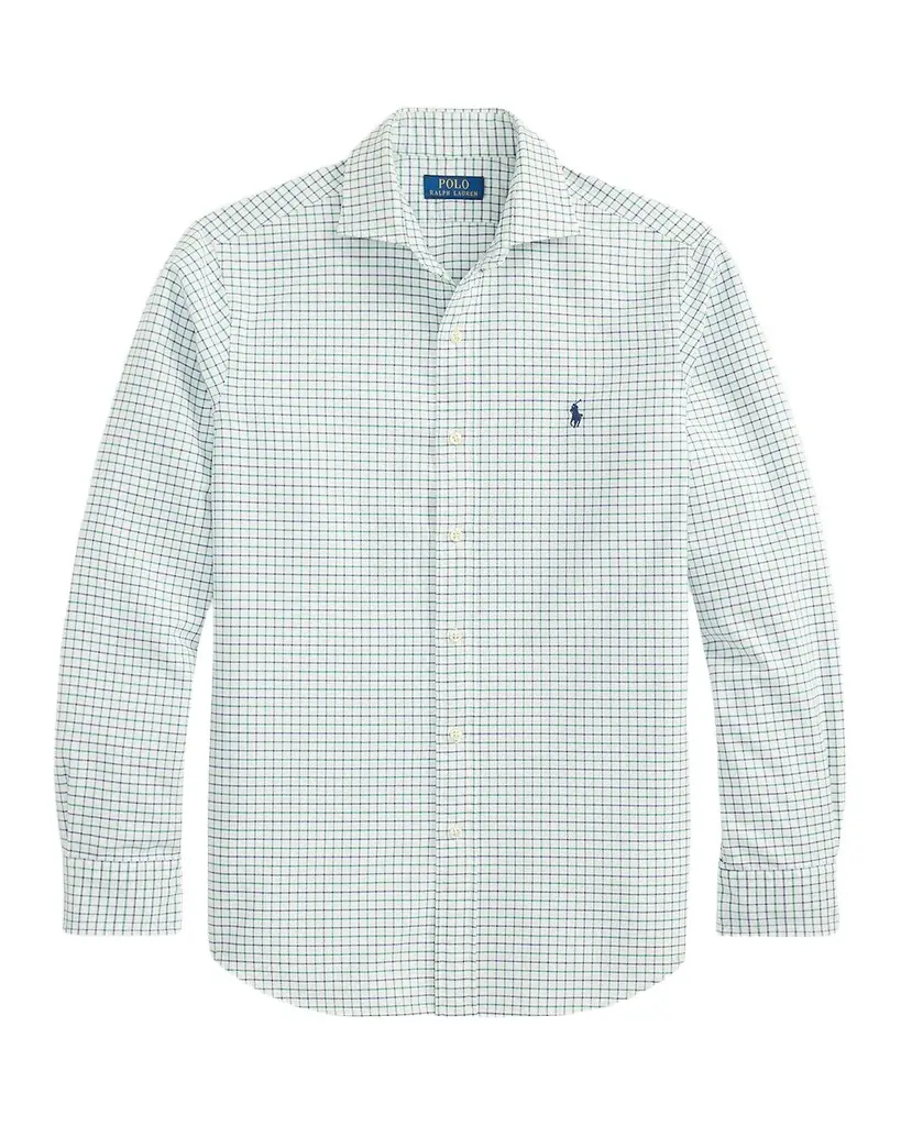 Men's Classic Oxford Grid Check Sport Shirt Men's Classic Oxford Grid Check Sport Shirt