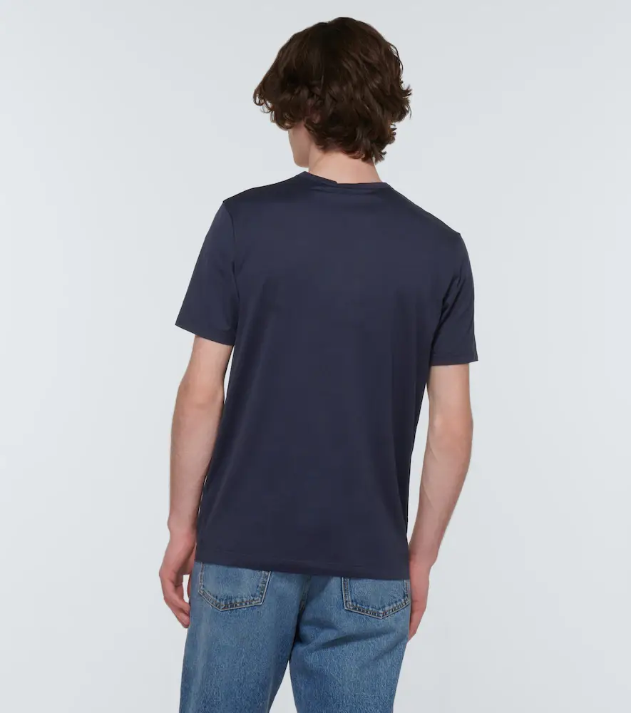Sunspel Classic cotton T-shirt | Thumbnail 3 Sunspel Classic cotton T-shirt | Thumbnail 3