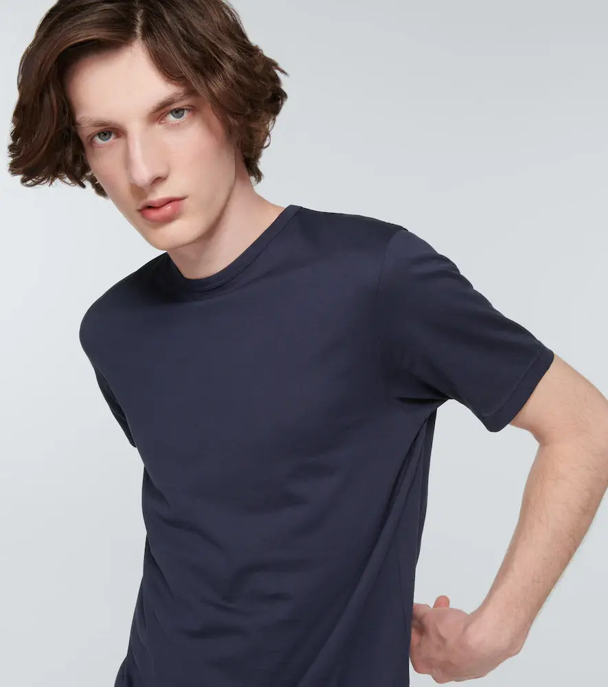 Sunspel Classic cotton T-shirt | Thumbnail 5 Sunspel Classic cotton T-shirt | Thumbnail 5