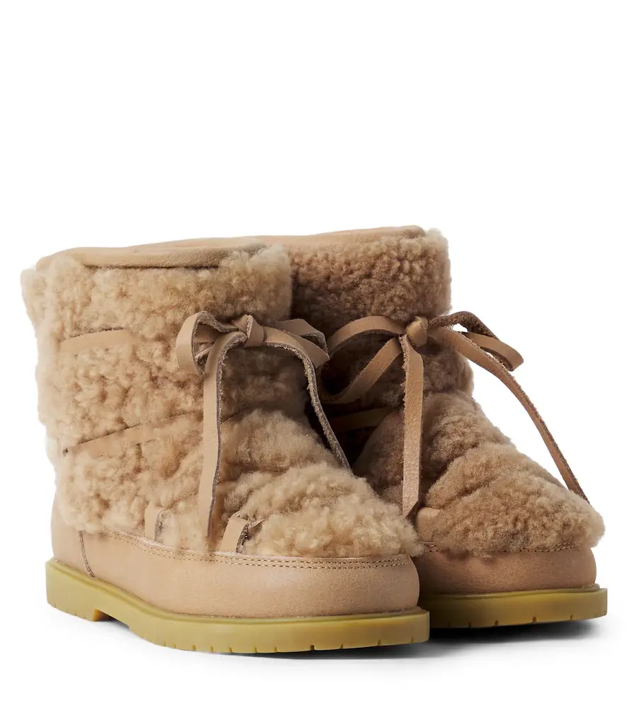 Donsje Wool and leather boots | Image 1 Donsje Wool and leather boots | Image 1