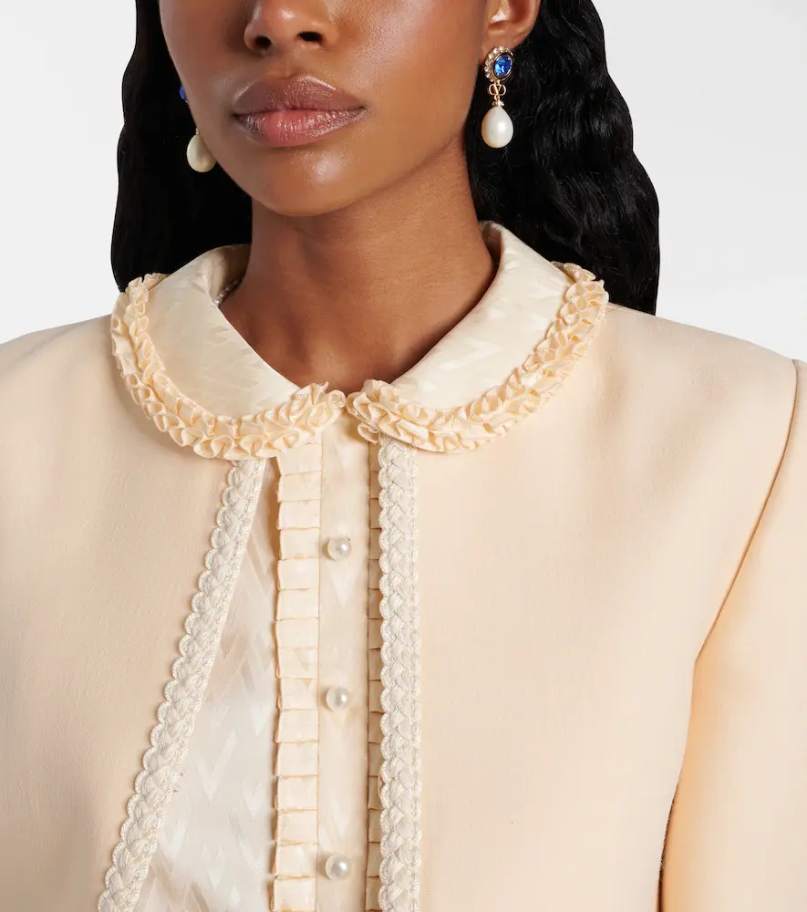 Valentino Garavani VLogo embellished drop earrings | Thumbnail 6 Valentino Garavani VLogo embellished drop earrings | Thumbnail 6