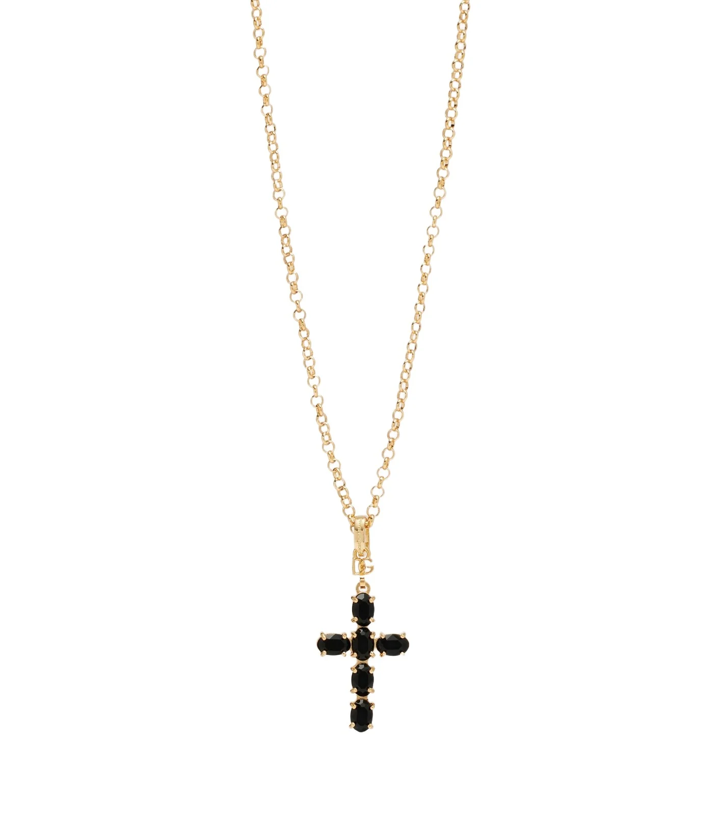 Dolce & Gabbana Cross embellished chain necklace