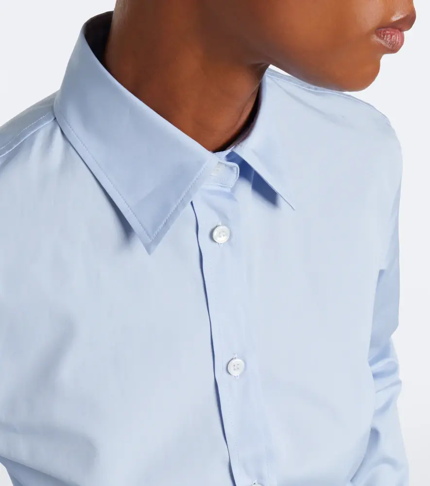 Stella McCartney Peplum cotton poplin shirt | Thumbnail 3