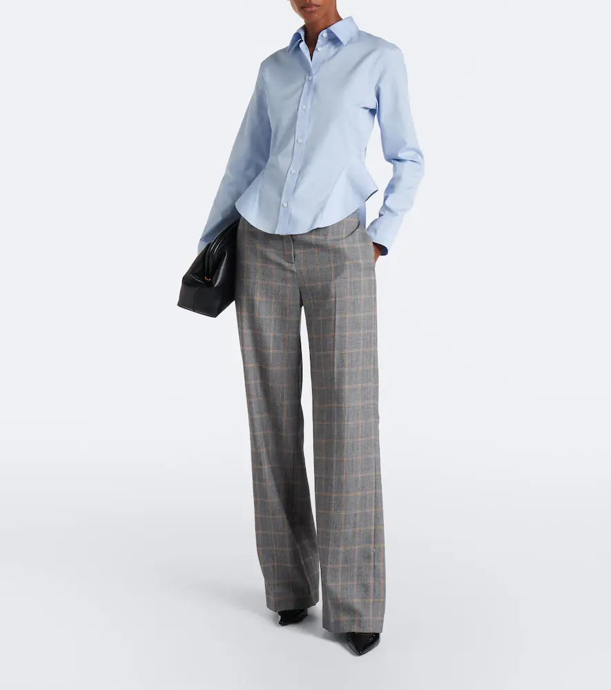 Stella McCartney Peplum cotton poplin shirt | Thumbnail 6