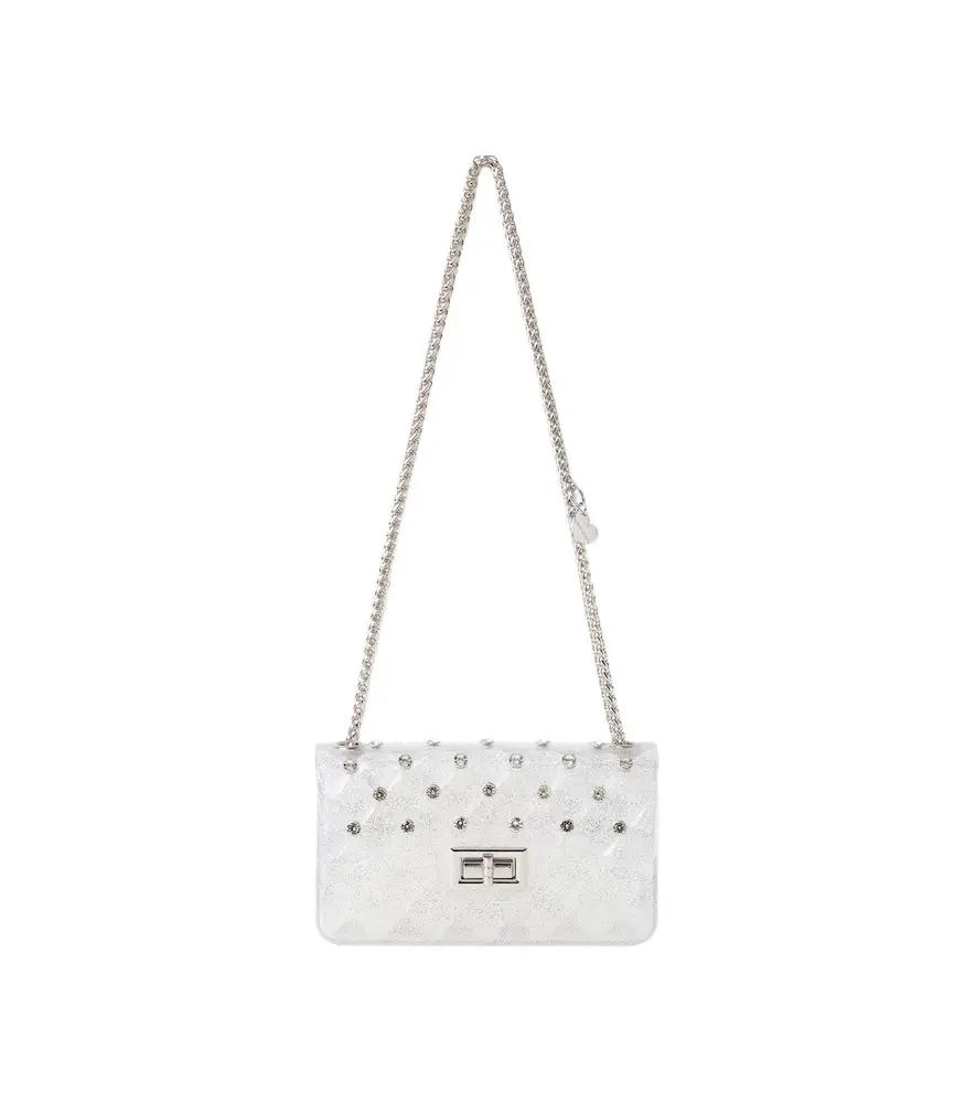 Monnalisa Studded glitter PVC shoulder bag | Image 1 Monnalisa Studded glitter PVC shoulder bag | Image 1