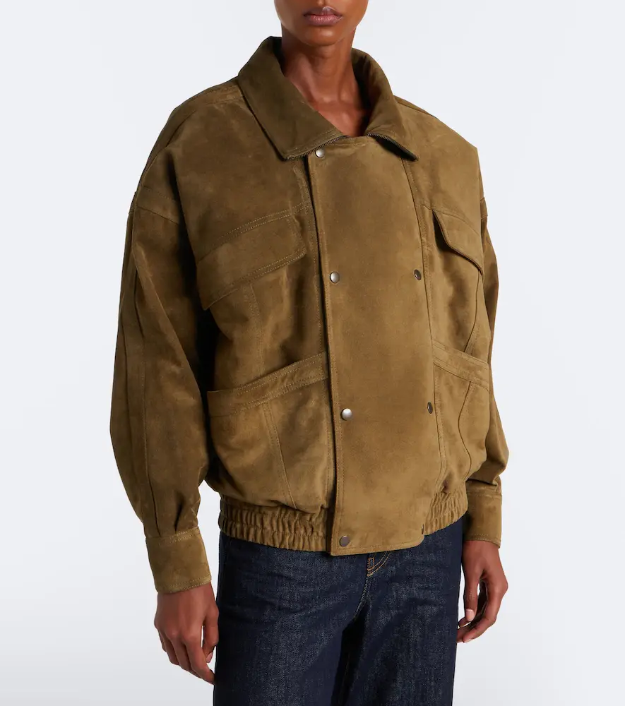 Saint Laurent Suede blouson jacket | Thumbnail 2