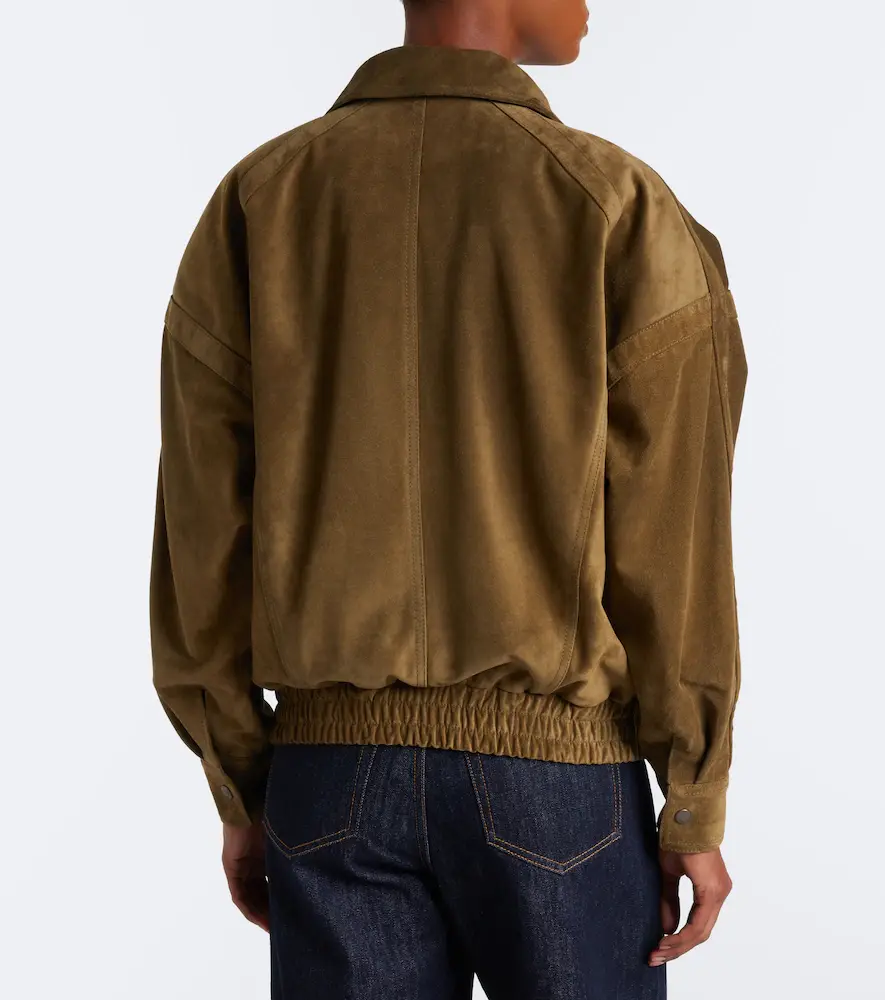 Saint Laurent Suede blouson jacket | Thumbnail 4