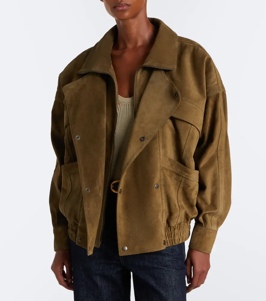 Saint Laurent Suede blouson jacket | Thumbnail 7
