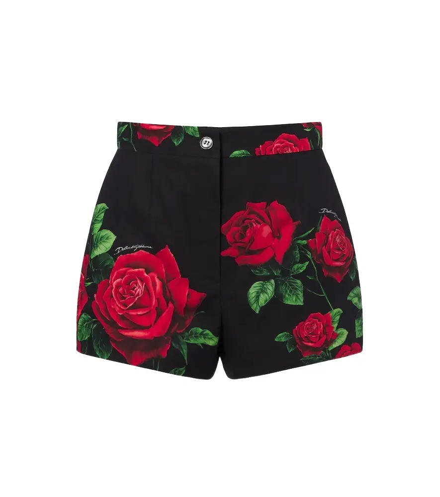 Dolce & Gabbana Floral cotton shorts | Image 1 Dolce & Gabbana Floral cotton shorts | Image 1