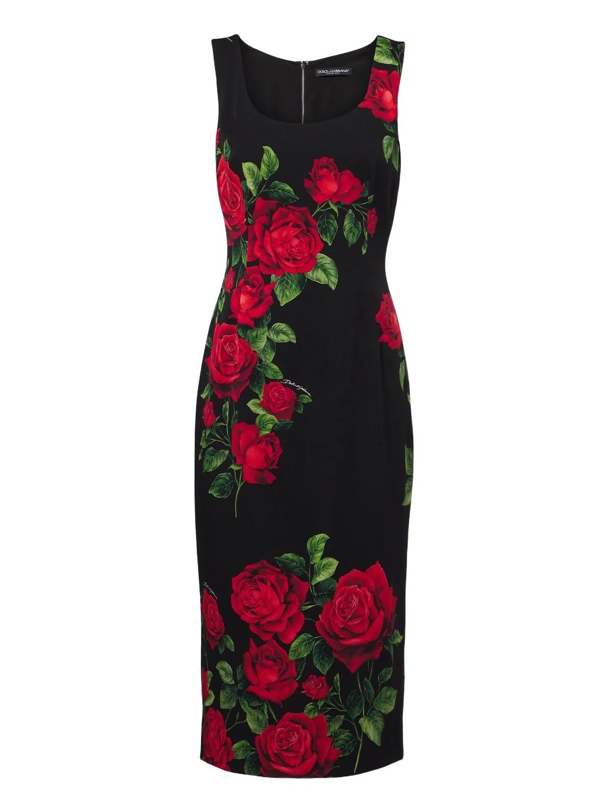 Floral silk-blend midi dress Floral silk-blend midi dress