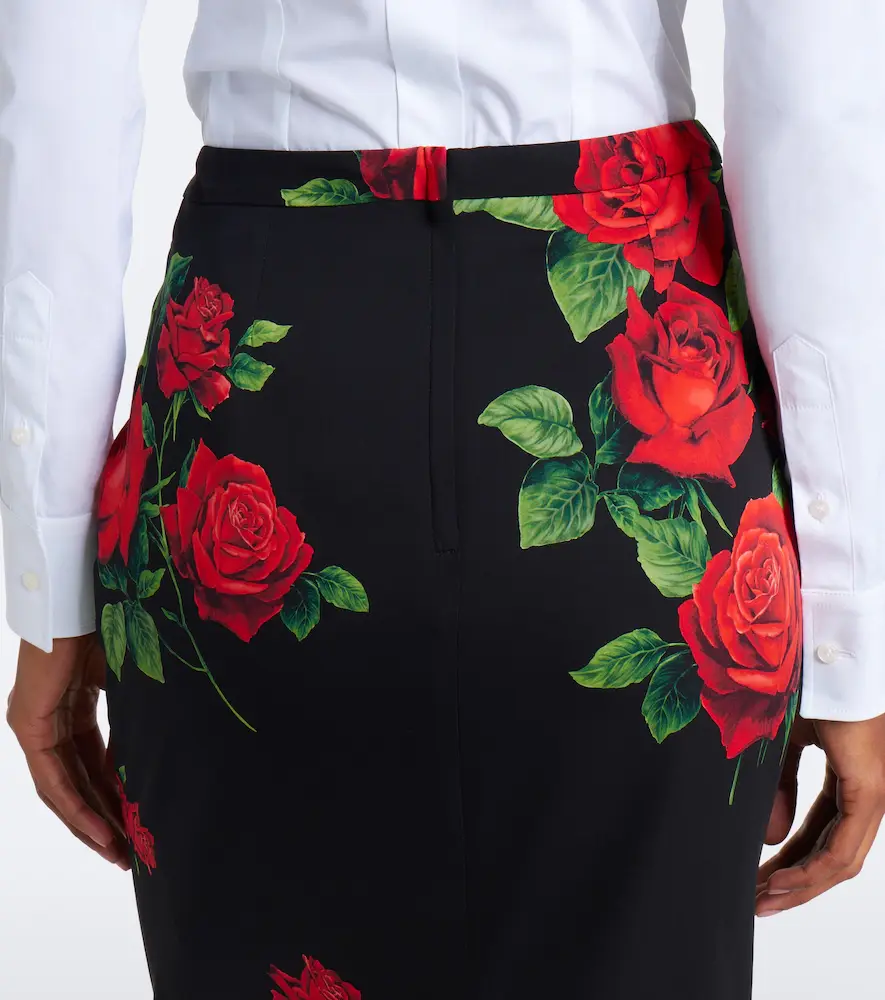 Dolce & Gabbana Floral silk-blend pencil skirt | Thumbnail 6 Dolce & Gabbana Floral silk-blend pencil skirt | Thumbnail 6