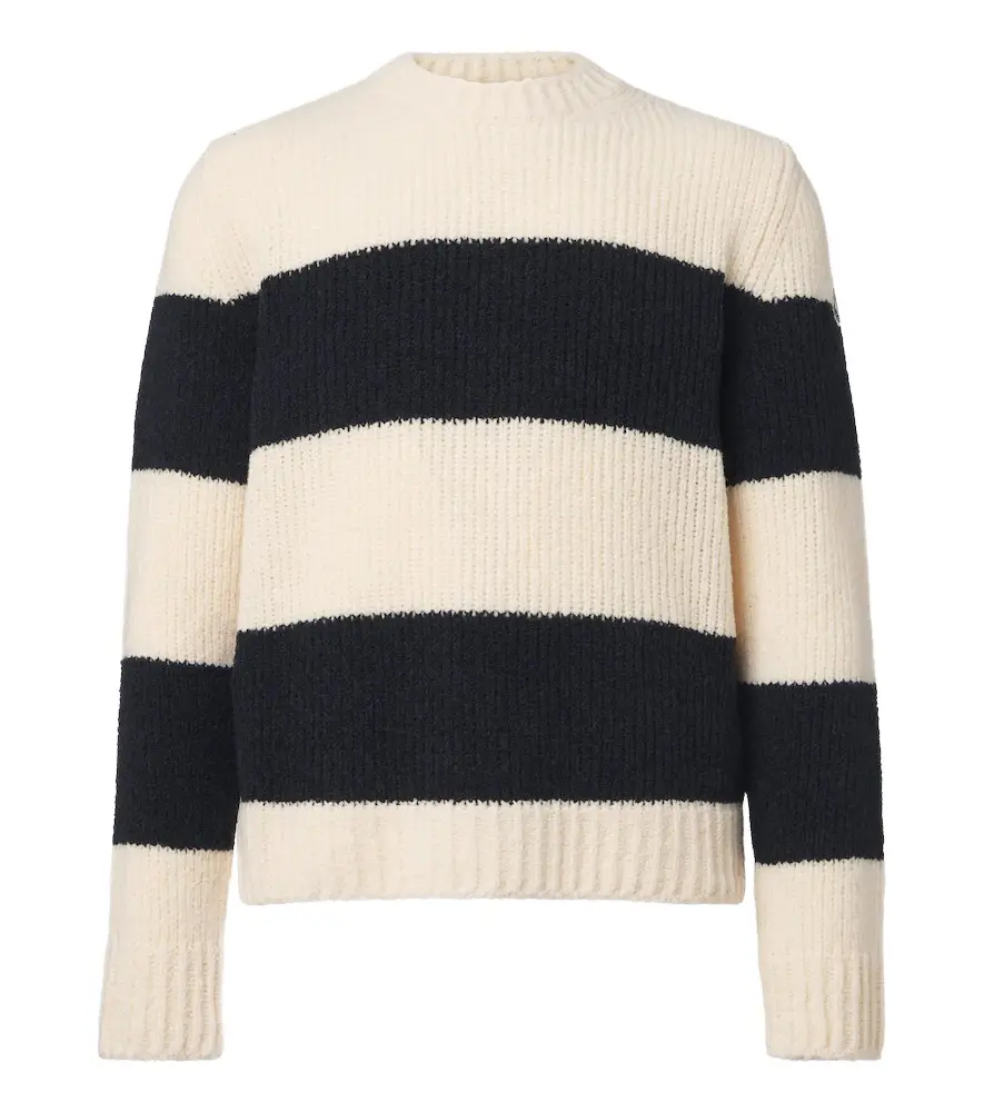 Moncler Striped wool-blend sweater | Image 1 Moncler Striped wool-blend sweater | Image 1