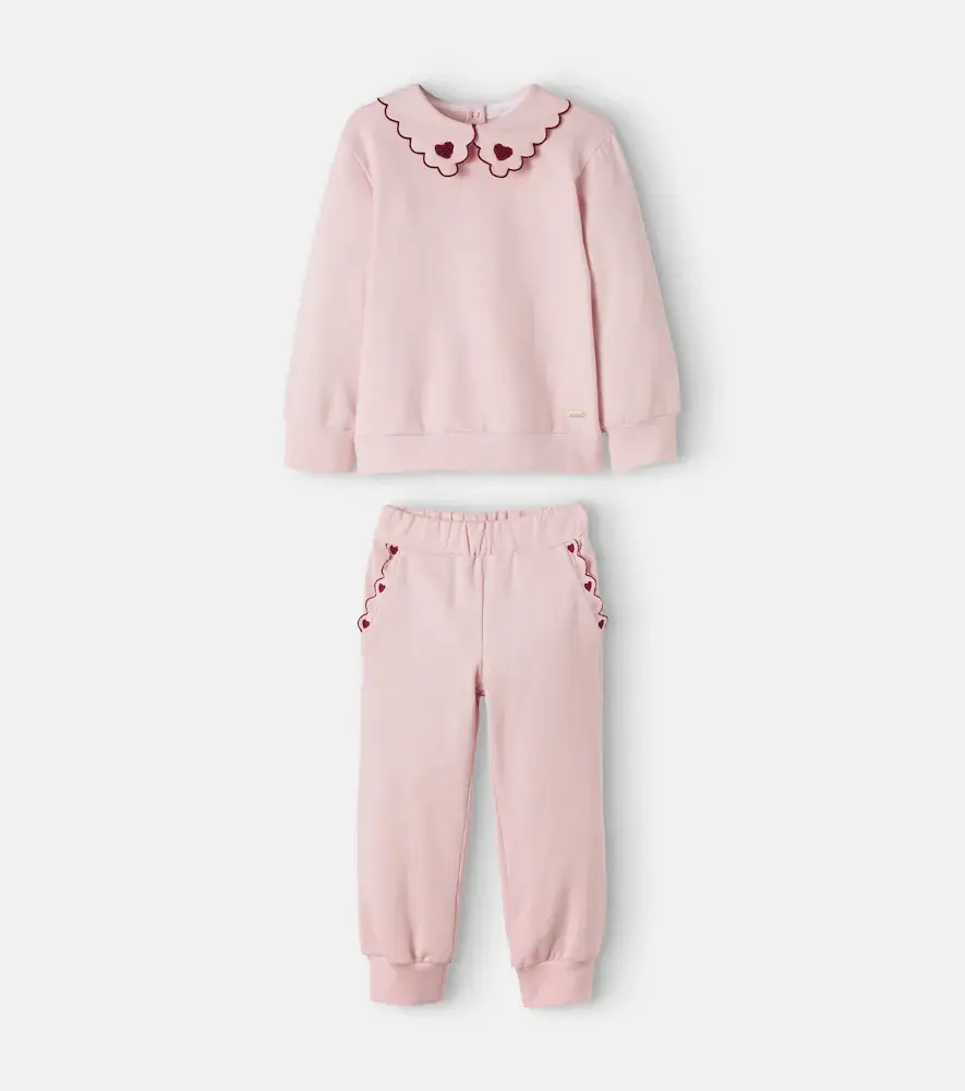Patachou Cotton-blend sweatshirt and sweatpants set | Thumbnail 3 Patachou Cotton-blend sweatshirt and sweatpants set | Thumbnail 3
