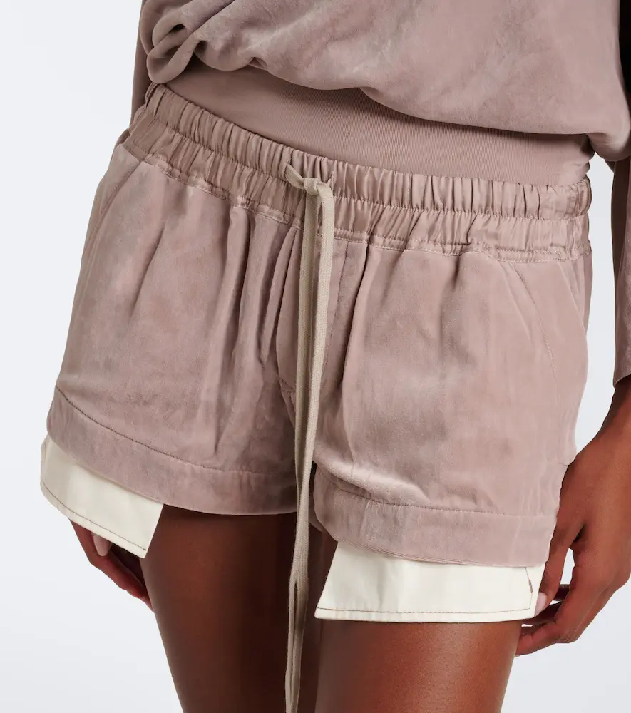 Rick Owens Fog velvet shorts | Thumbnail 2 Rick Owens Fog velvet shorts | Thumbnail 2