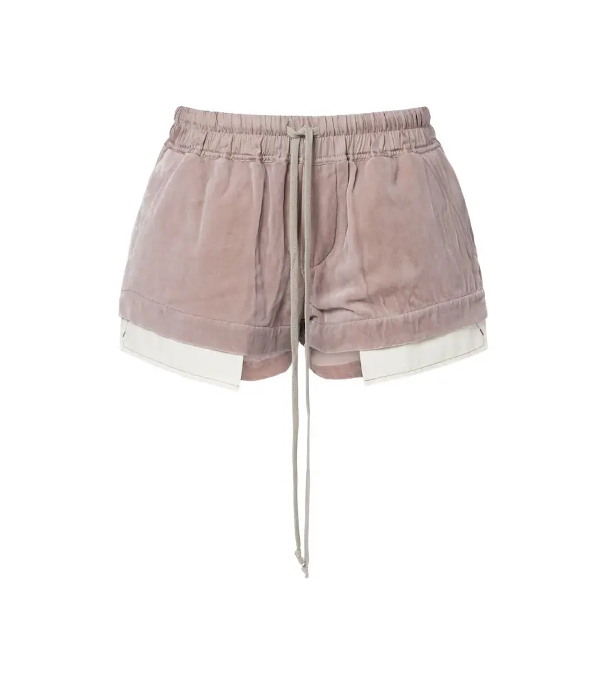 Rick Owens Fog velvet shorts | Image 1 Rick Owens Fog velvet shorts | Image 1