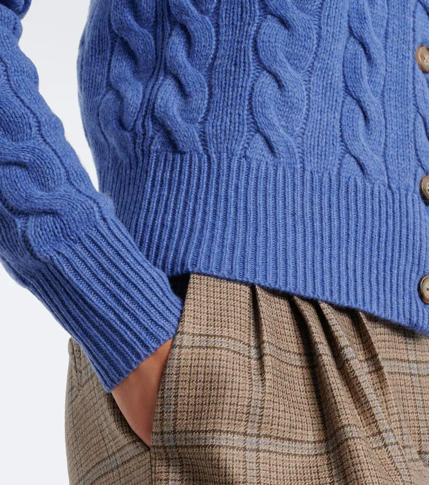 Polo Ralph Lauren Cable-knit wool and cashmere cardigan | Thumbnail 4
