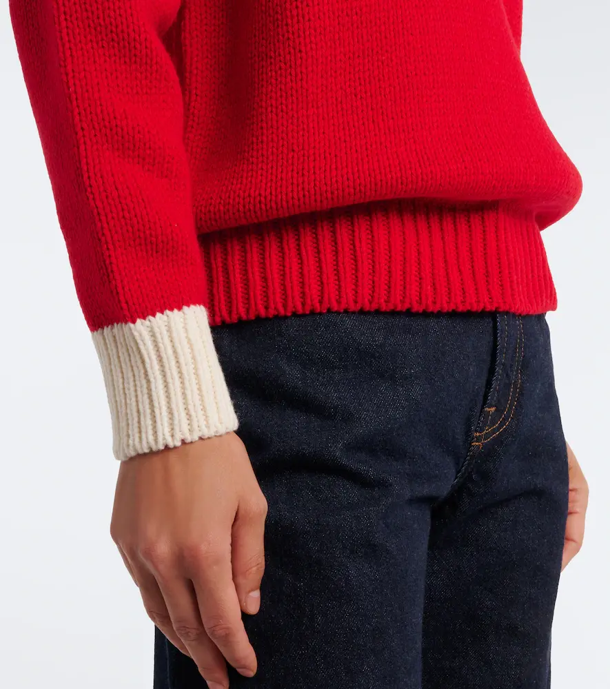 Polo Ralph Lauren Big Pony intarsia wool polo sweater | Thumbnail 3 Polo Ralph Lauren Big Pony intarsia wool polo sweater | Thumbnail 3