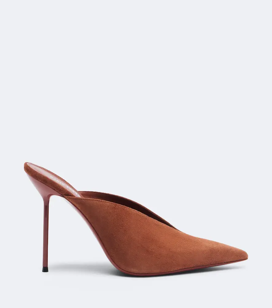 Paris Texas Lidia suede mules | Thumbnail 2 Paris Texas Lidia suede mules | Thumbnail 2