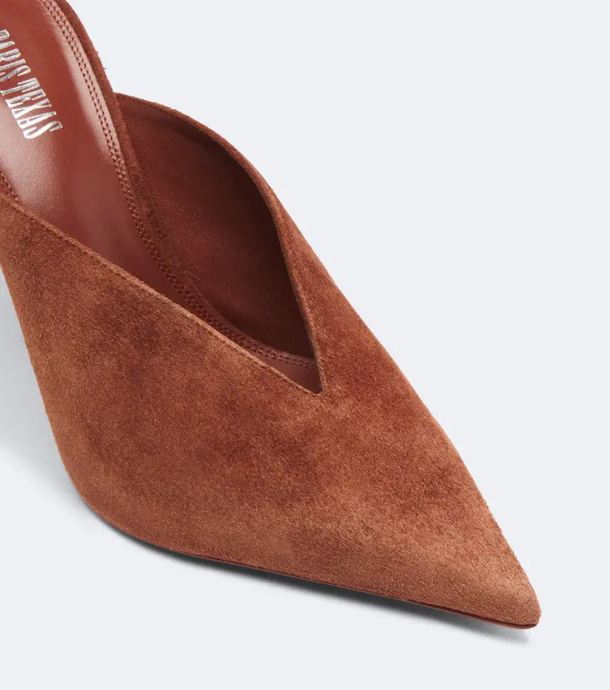 Paris Texas Lidia suede mules | Thumbnail 3 Paris Texas Lidia suede mules | Thumbnail 3
