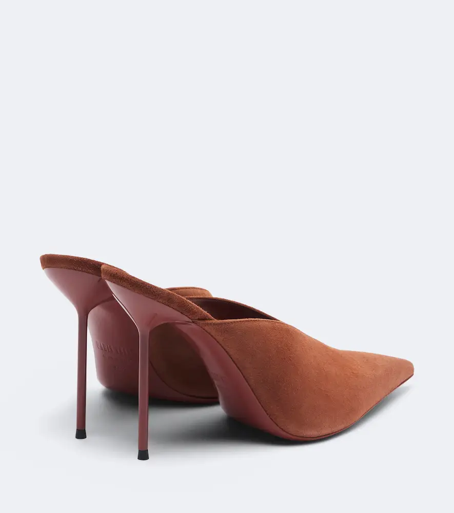 Paris Texas Lidia suede mules | Thumbnail 4 Paris Texas Lidia suede mules | Thumbnail 4