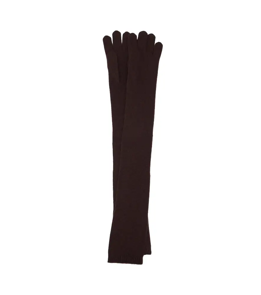 Nour Hammour Cashmere and wool gloves | Image 1 Nour Hammour Cashmere and wool gloves | Image 1