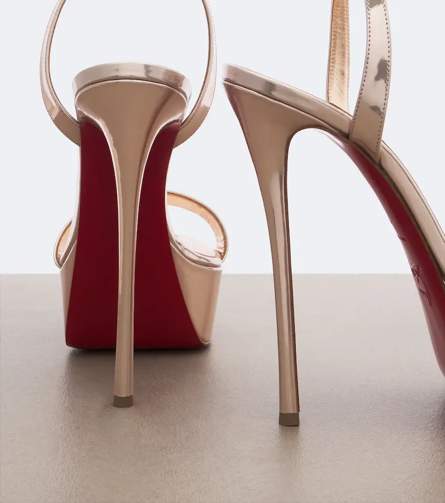 Christian Louboutin Loubi Queen Alta leather platform sandals | Thumbnail 2