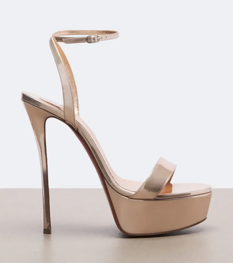 Christian Louboutin Loubi Queen Alta leather platform sandals | Thumbnail 3