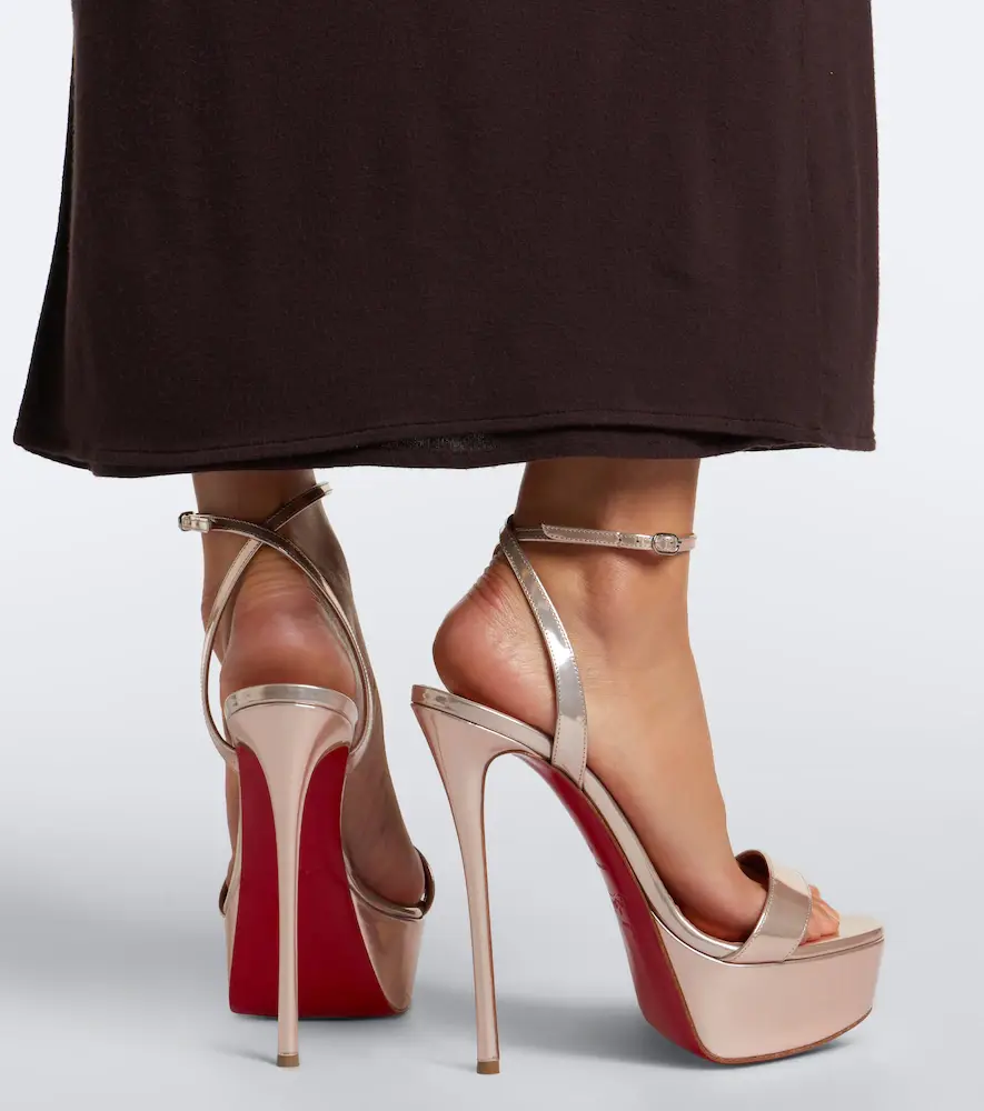 Christian Louboutin Loubi Queen Alta leather platform sandals | Thumbnail 5
