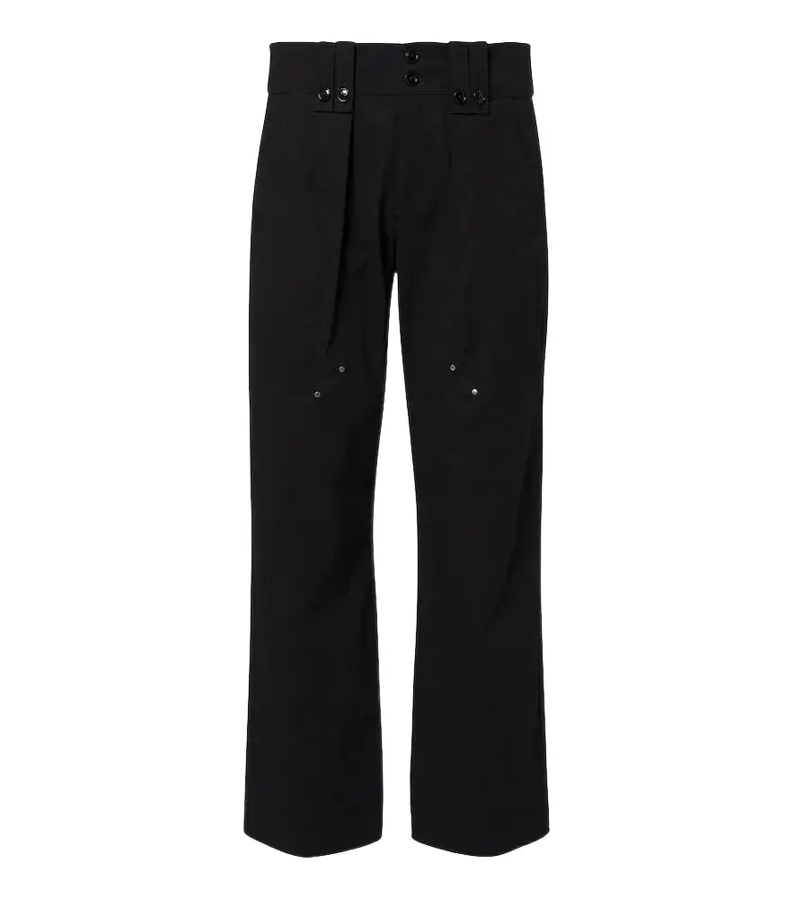 Isabel Marant Amandine pleated cotton-blend straight pants | Image 1 Isabel Marant Amandine pleated cotton-blend straight pants | Image 1