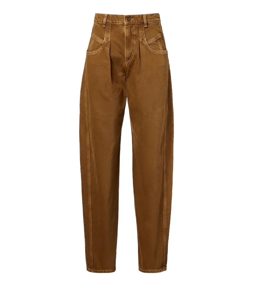 Isabel Marant Lisha pleated barrel-leg jeans | Image 1 Isabel Marant Lisha pleated barrel-leg jeans | Image 1