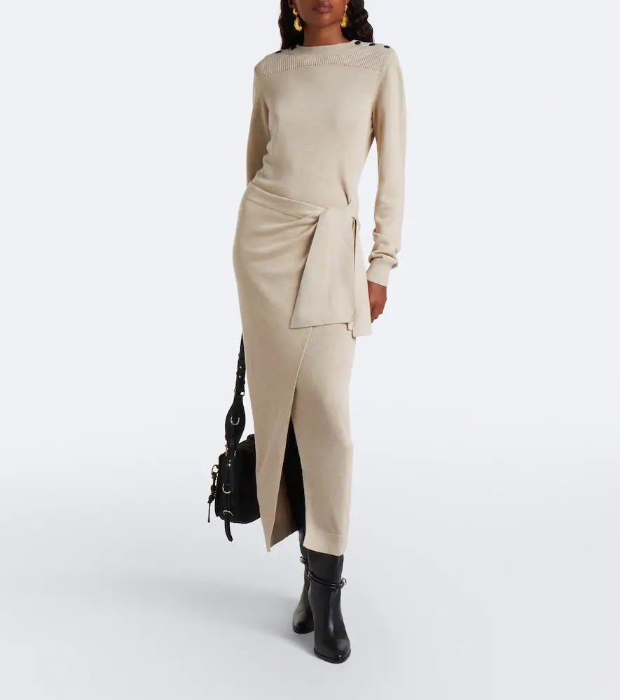 Isabel Marant Jozira draped sweater dress | Thumbnail 2