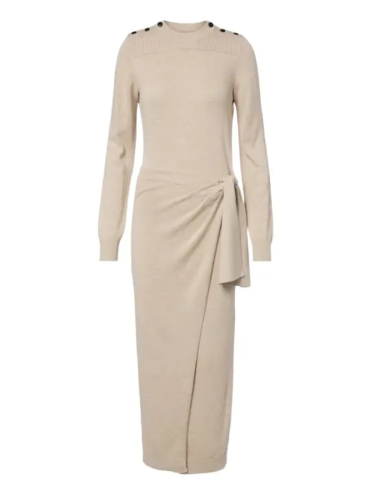 Jozira draped sweater dress