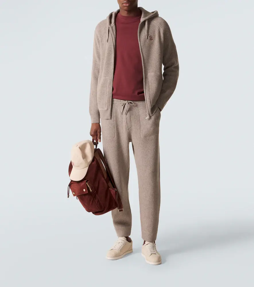 Brunello Cucinelli Ribbed-knit cashmere sweatpants | Thumbnail 5 Brunello Cucinelli Ribbed-knit cashmere sweatpants | Thumbnail 5