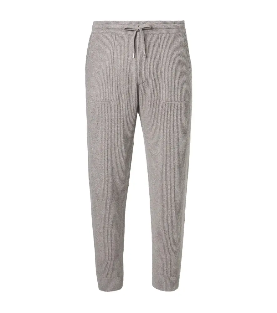 Brunello Cucinelli Ribbed-knit cashmere sweatpants