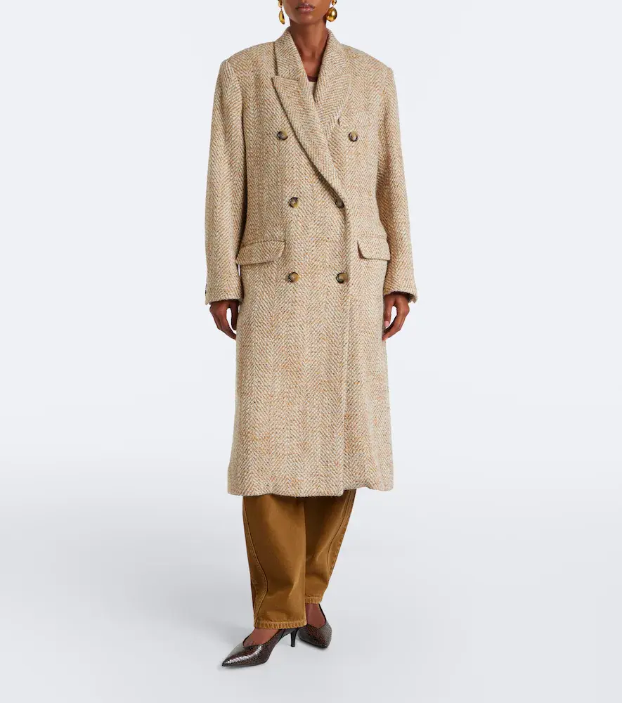 Marant Étoile Pilda herringbone double-breasted coat | Thumbnail 2 Marant Étoile Pilda herringbone double-breasted coat | Thumbnail 2